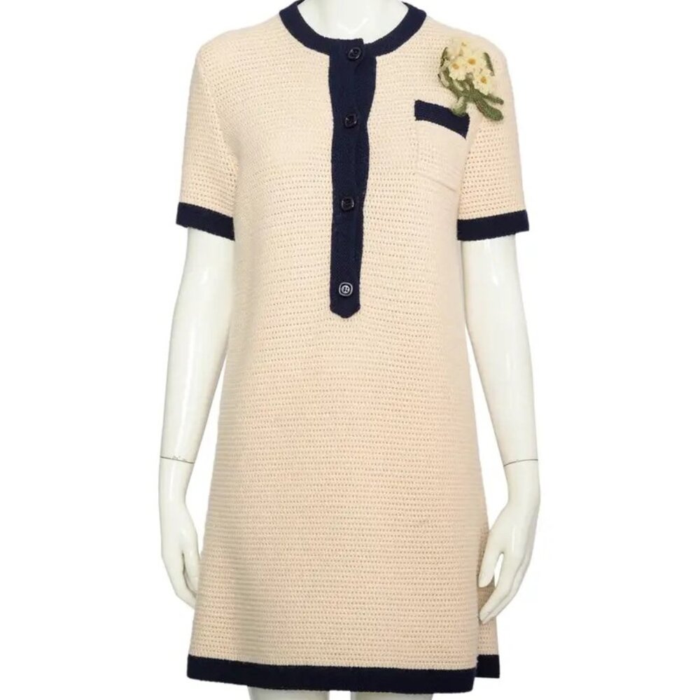 Gucci Wool Knit Mini Dress